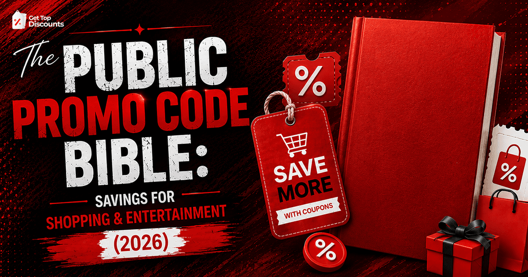 The Public Promo Code Bible: Savings for Shopping &amp; Entertainment (2026) image